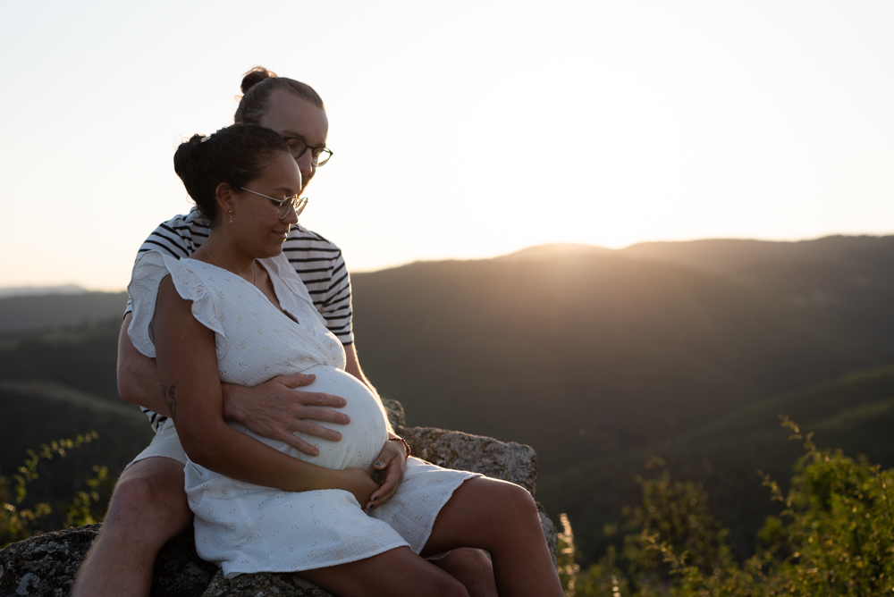 Séance grossesse en Ardèche