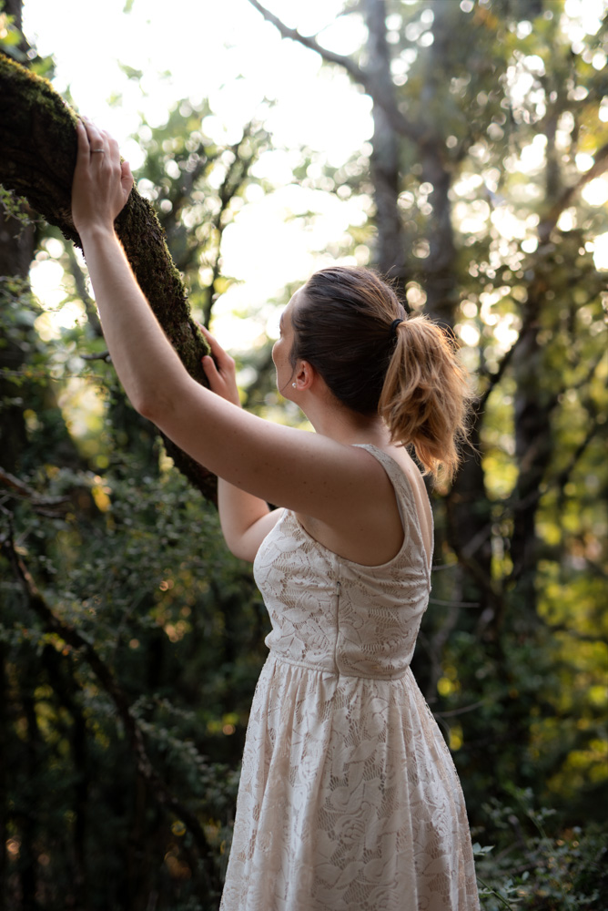 Shooting photo dans les bois