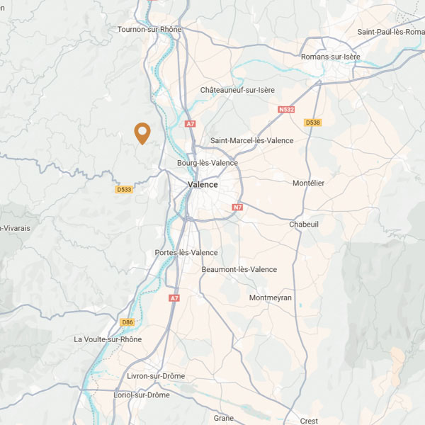 Plan Saint-Romain-de-Lerps Drôme-Ardèche