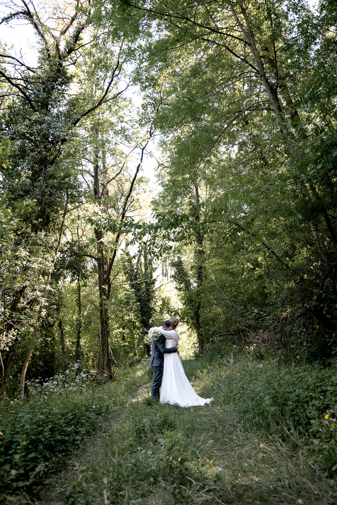 Photos de couple forêt mariage