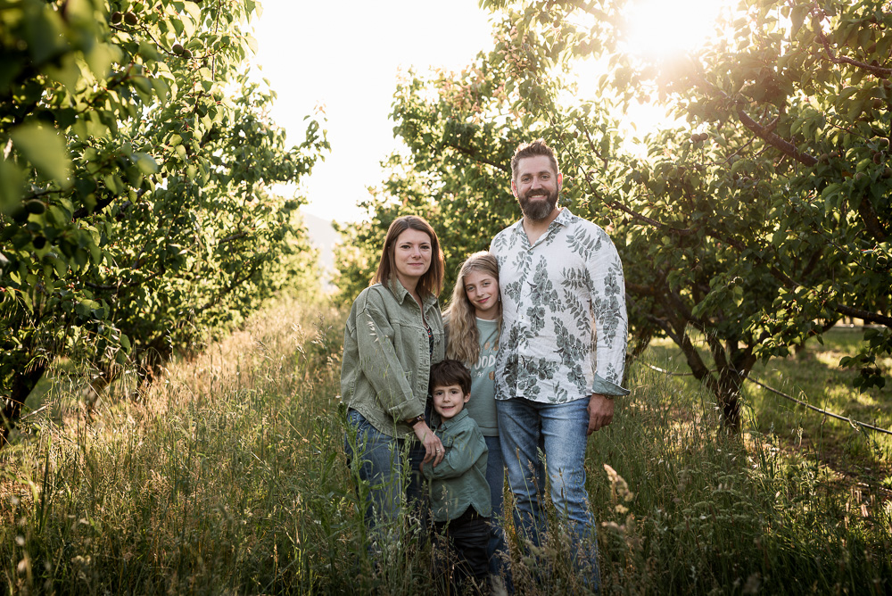 Portrait de famille après mon travail de post-traitement