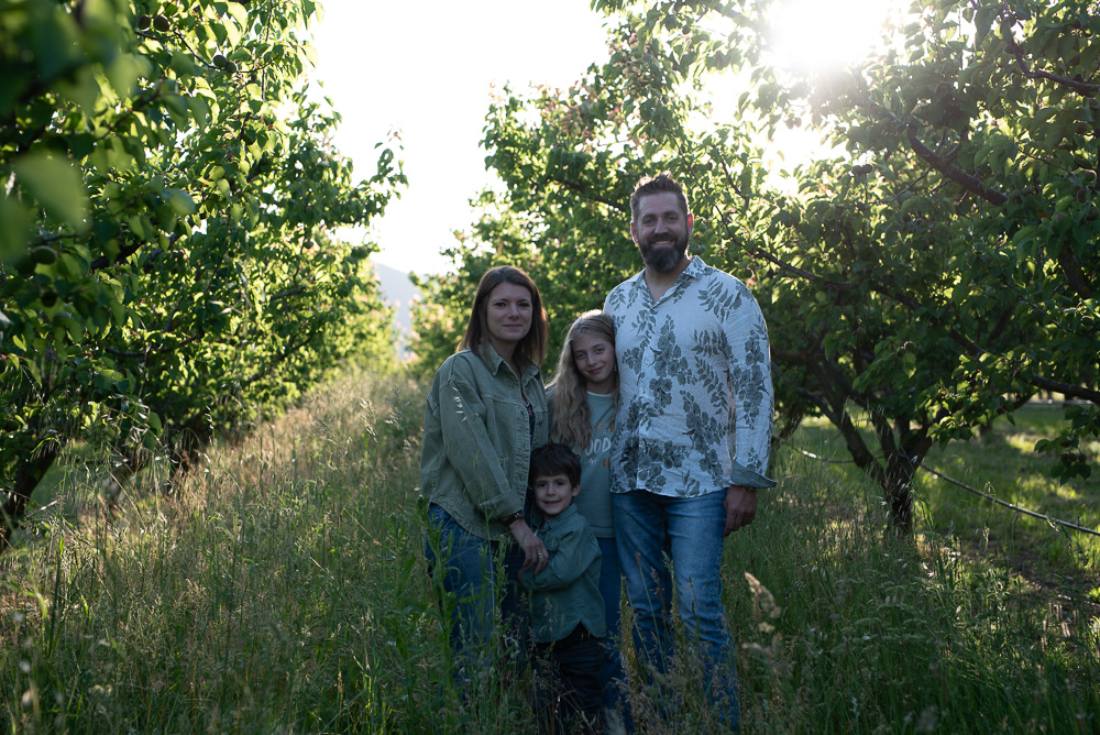 Portrait de famille brut avant mon travail de post-traitement